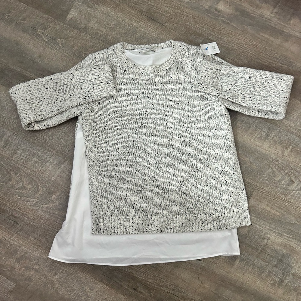 Club Monaco womens Speckled Knit Sweater